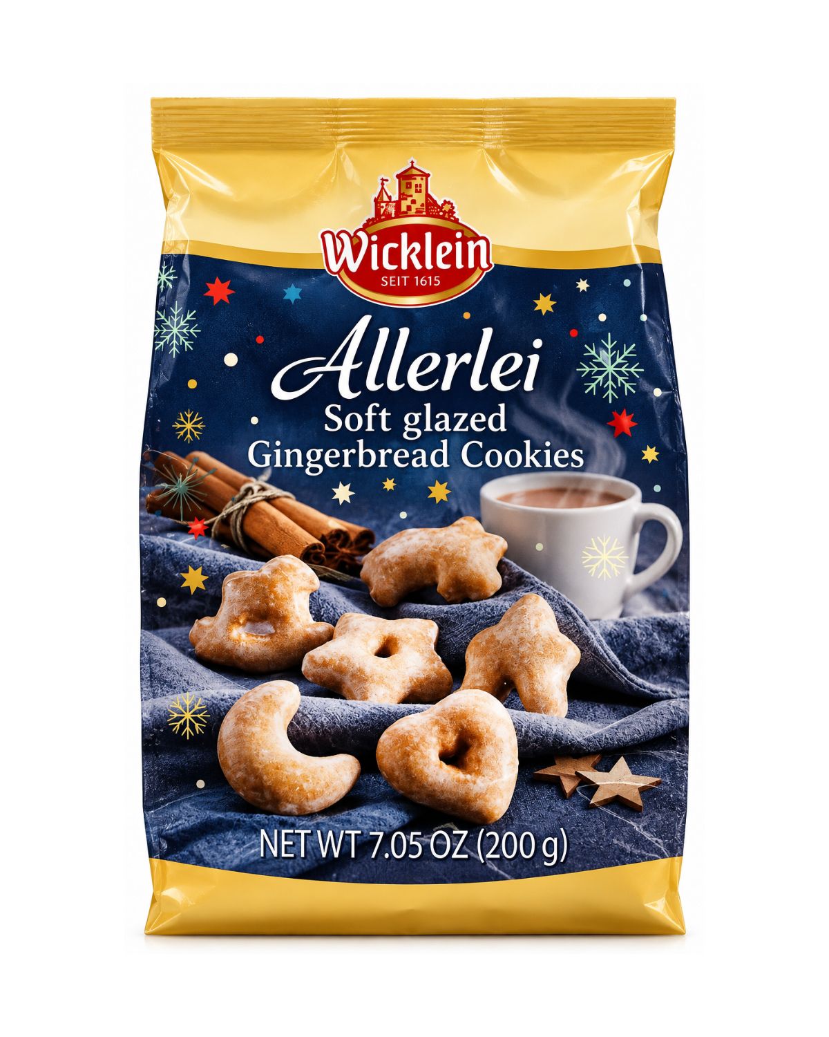 Wicklein Allerlei Glazed Gingerbread Cookies 7.05 Oz