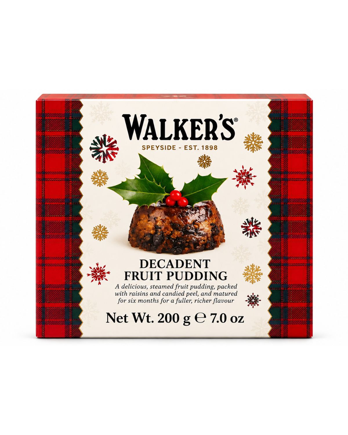 Walkers Luxury Plum Pudding 7 Oz