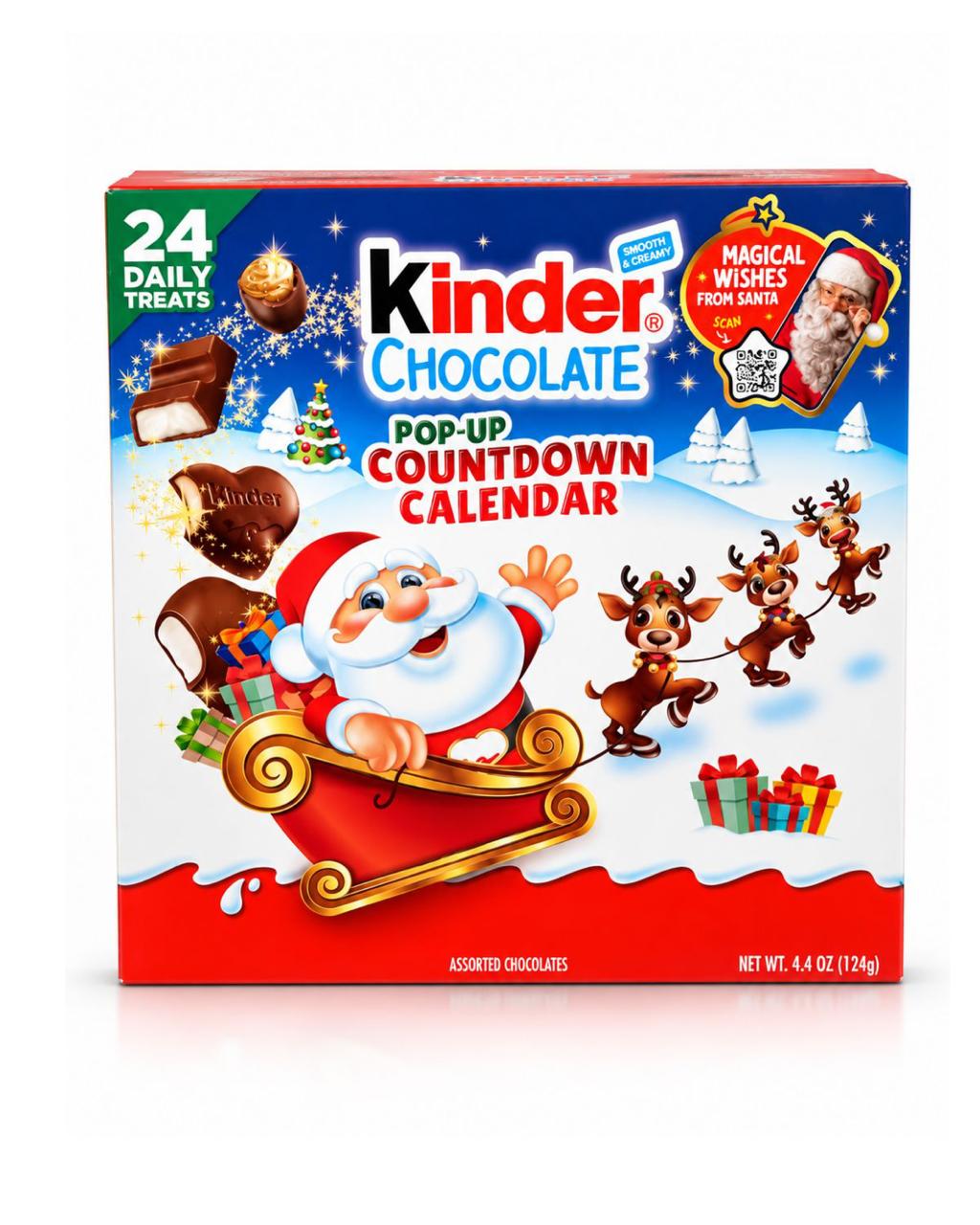 Kinder Countdown Chocolate Advent Calendar 4.3 Oz