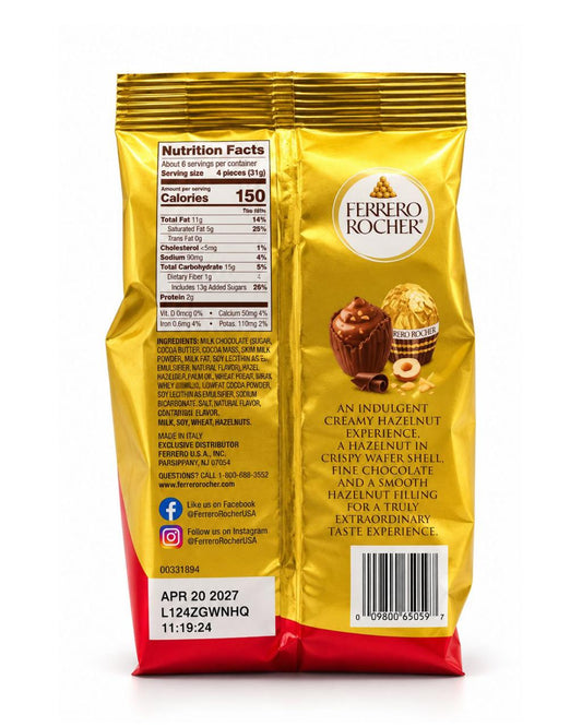 Ferrero Rocher Golden Moments 3.1 Oz