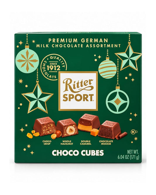 Ritter Sport Holiday Choco Cubes Box 6.04 Oz