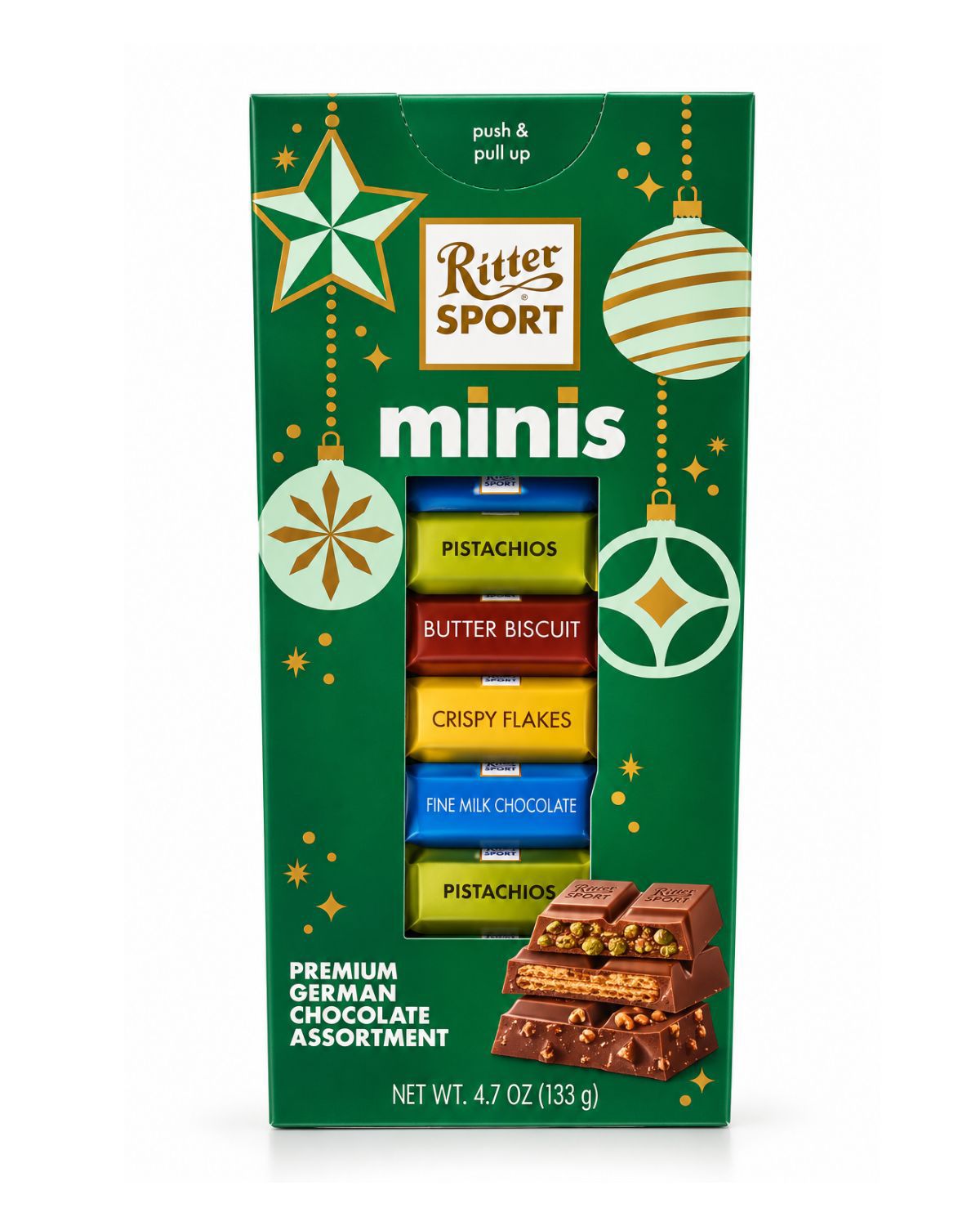 Ritter Sport Minis Holiday Tower 4.7 Oz