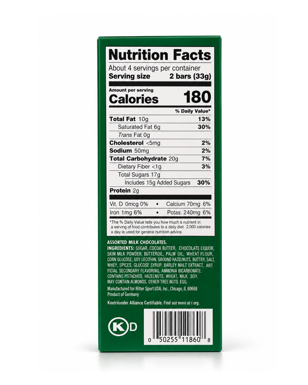 Ritter Sport Minis Holiday Tower 4.7 Oz