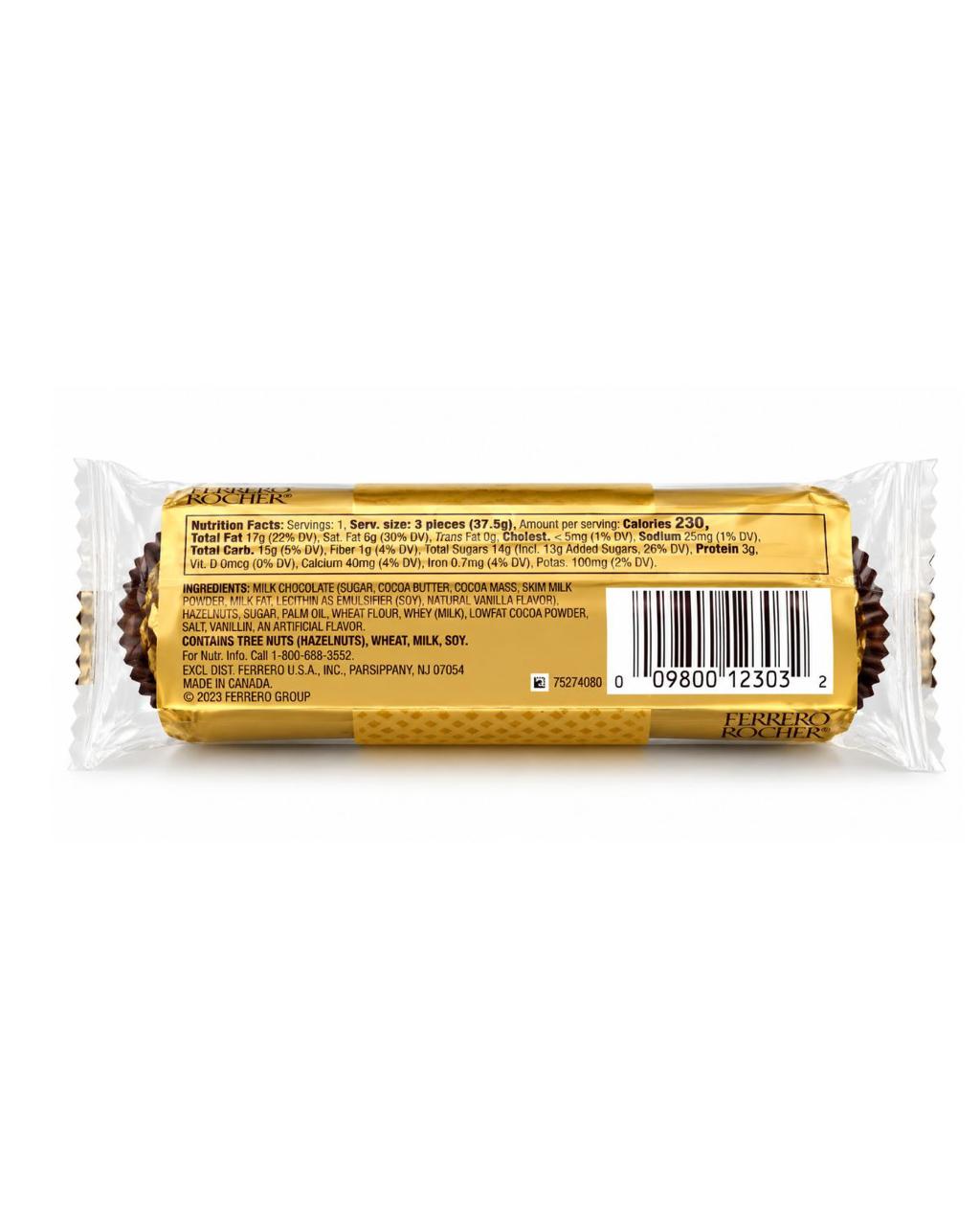 Ferrero Rocher 3 Pc Holiday Bag 1.3 Oz