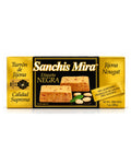 Sanchis Mira Etiqueta Negra Jijona Soft Almond Turrón – Spanish Christmas Nougat 7 oz (200 g)