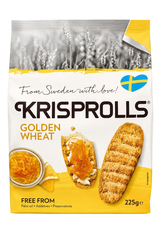 Pagen Golden Wheat Krisprolls,7.9 oz