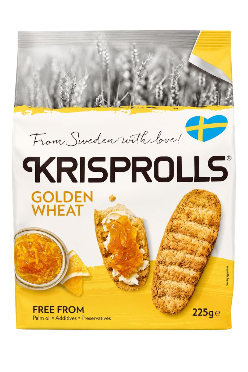 Pagen Golden Wheat Krisprolls,7.9 oz