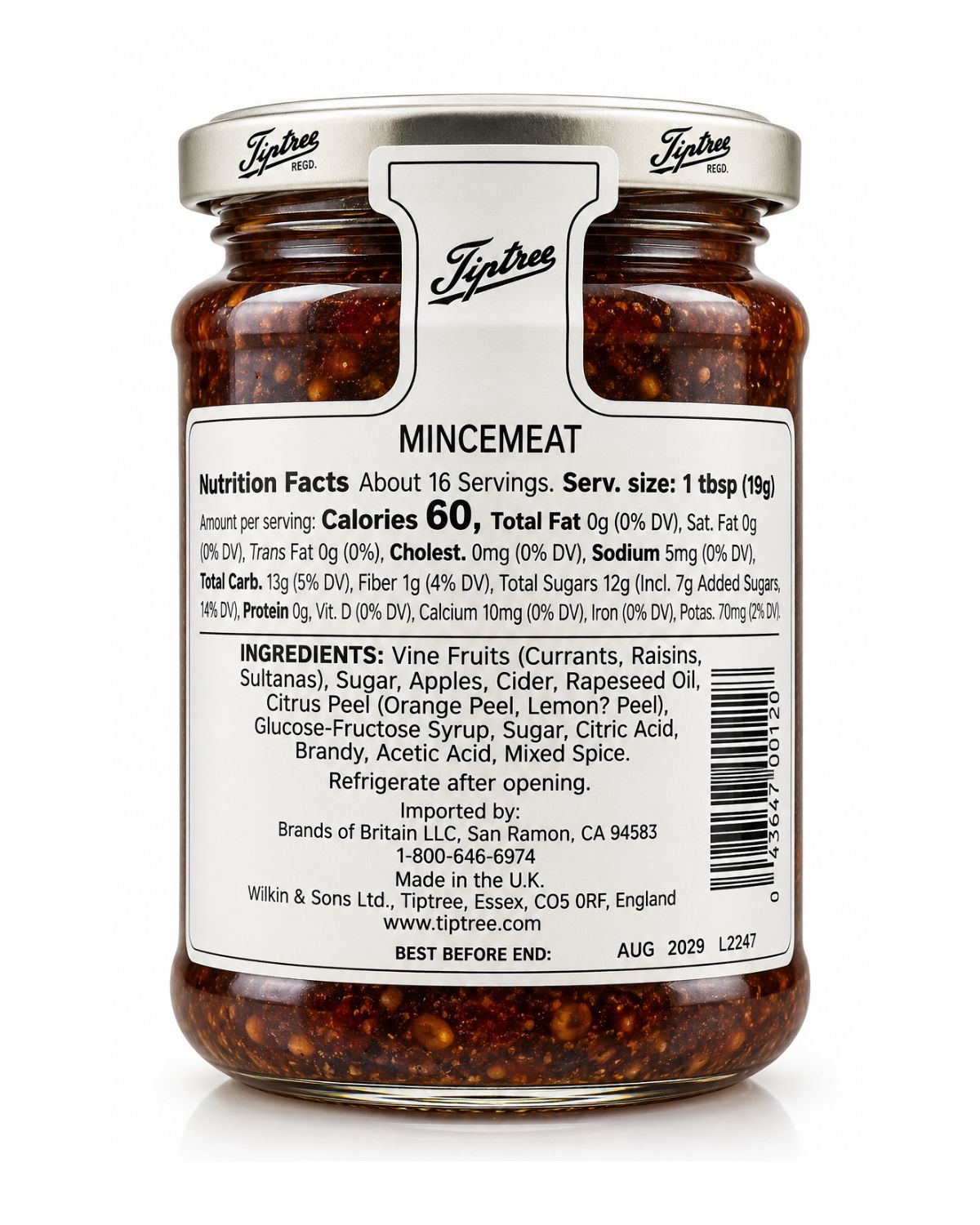 Tiptree Mincemeat 312 G