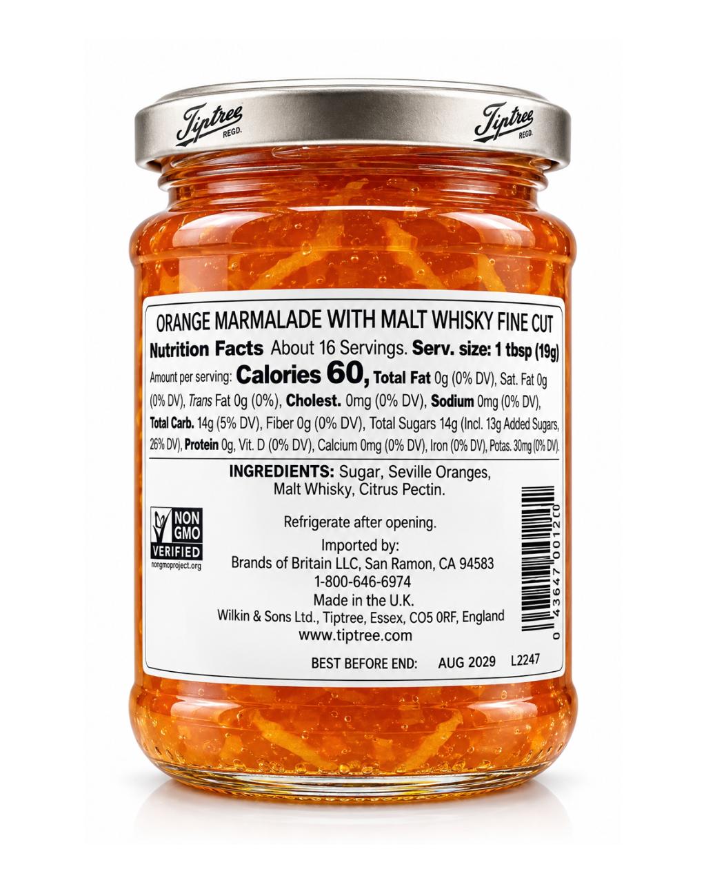 Tiptree Orange Whiskey Marmalade 340 G