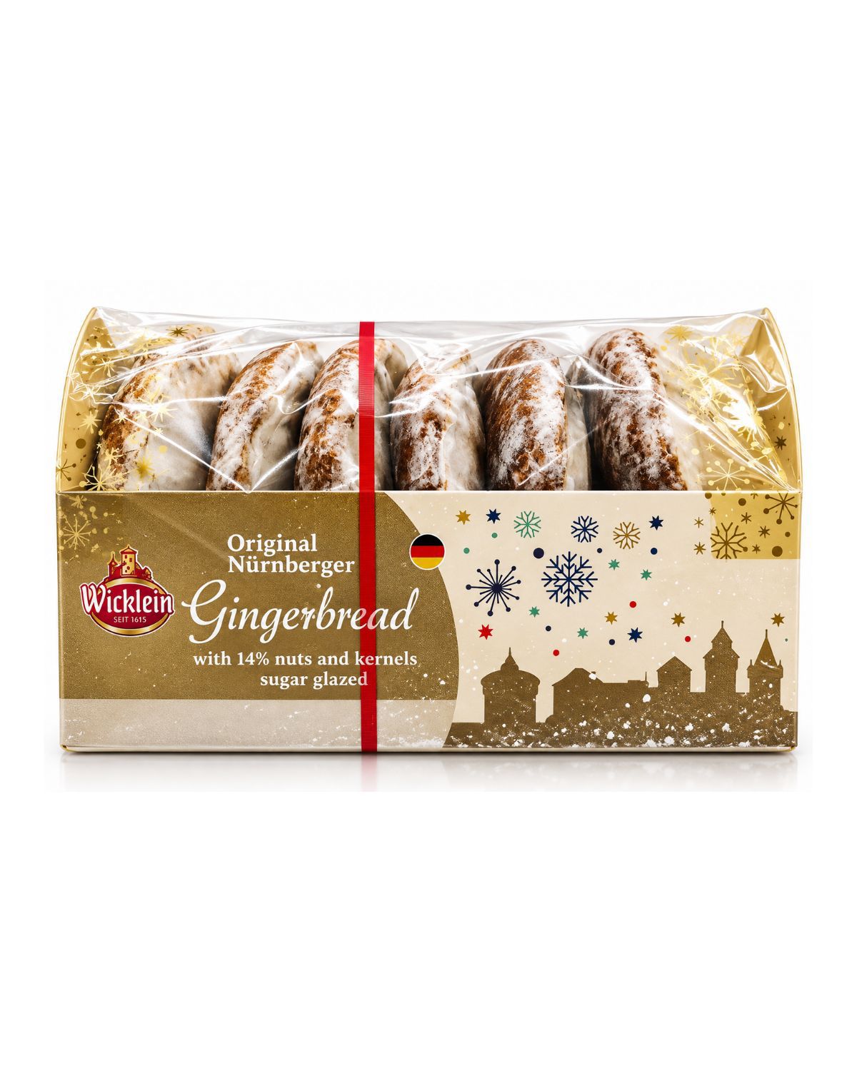 Wicklein Glazed Oblaten Lebkuchen – German Christmas Gingerbread, 7.05 oz