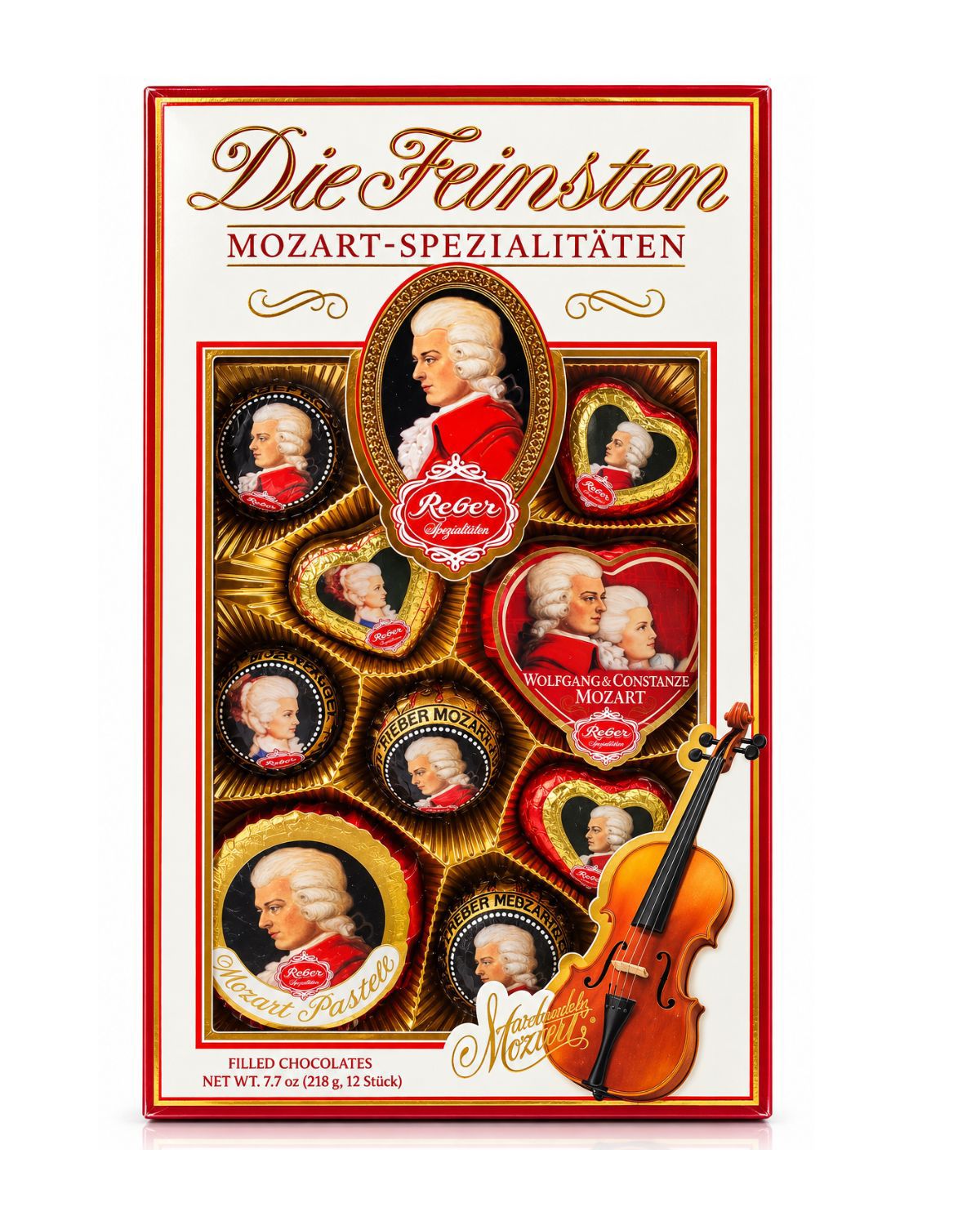 Reber Mozart Specialties Gift Box 7.7 Oz