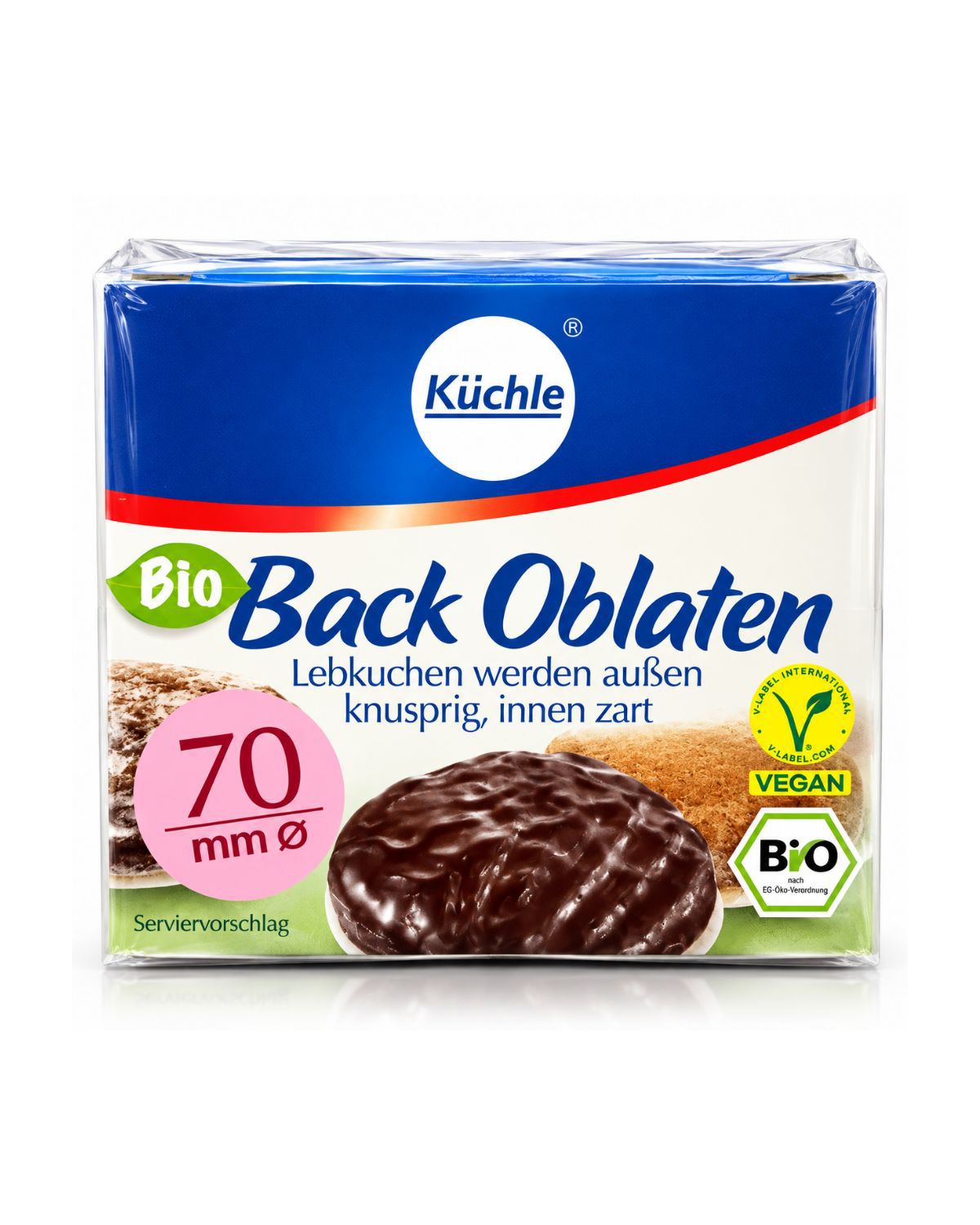 Kuechle Organic Back Oblaten Lebkuchen Baking Wafers 70 MM 1.27 Oz