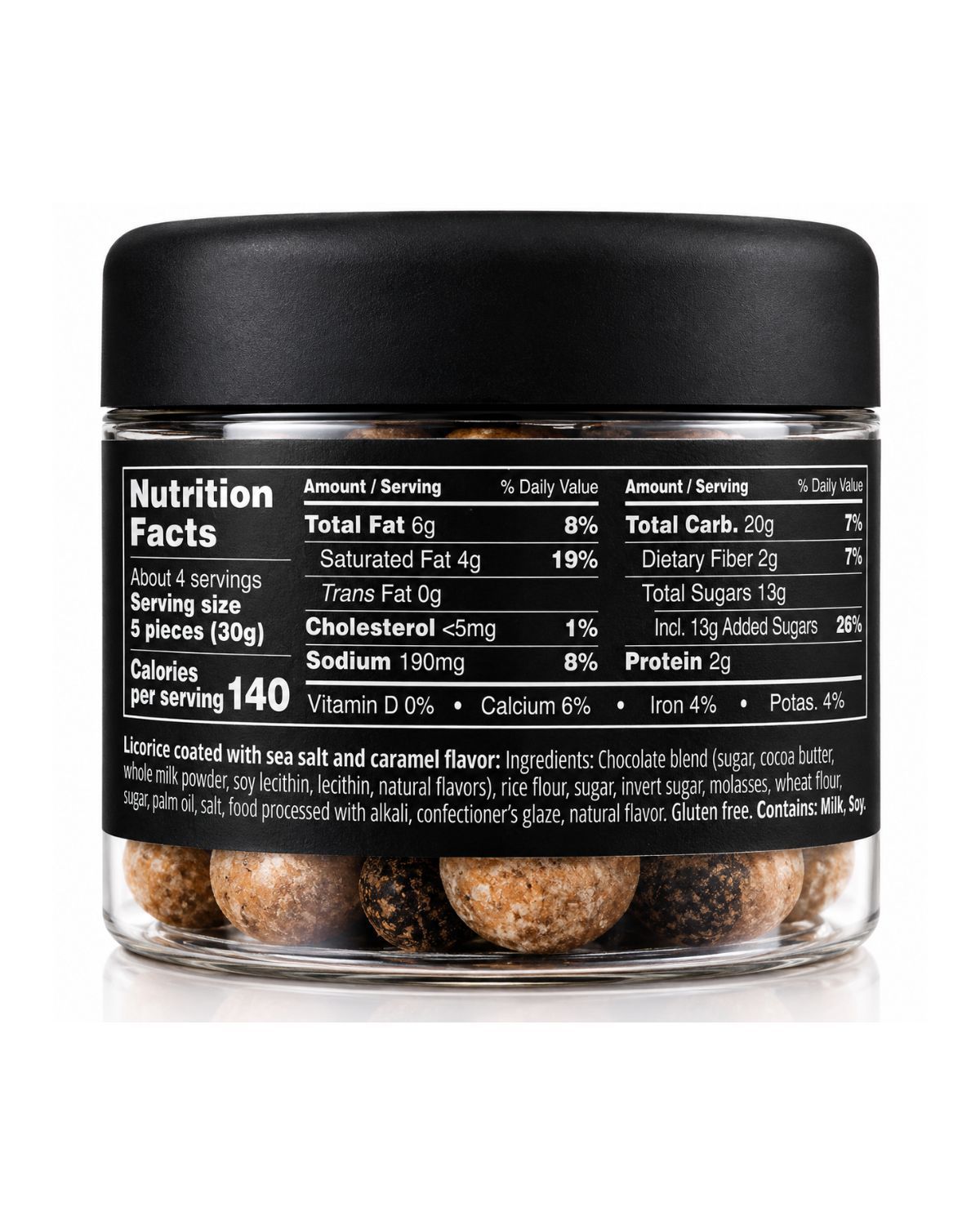 Lakrids Sea Salt Caramel Chocolate Covered Licorice 115 G