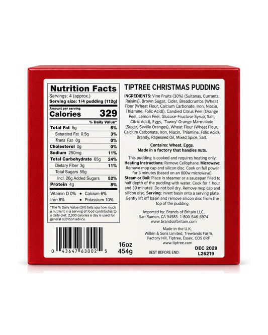 Tiptree Christmas Pudding 454 G