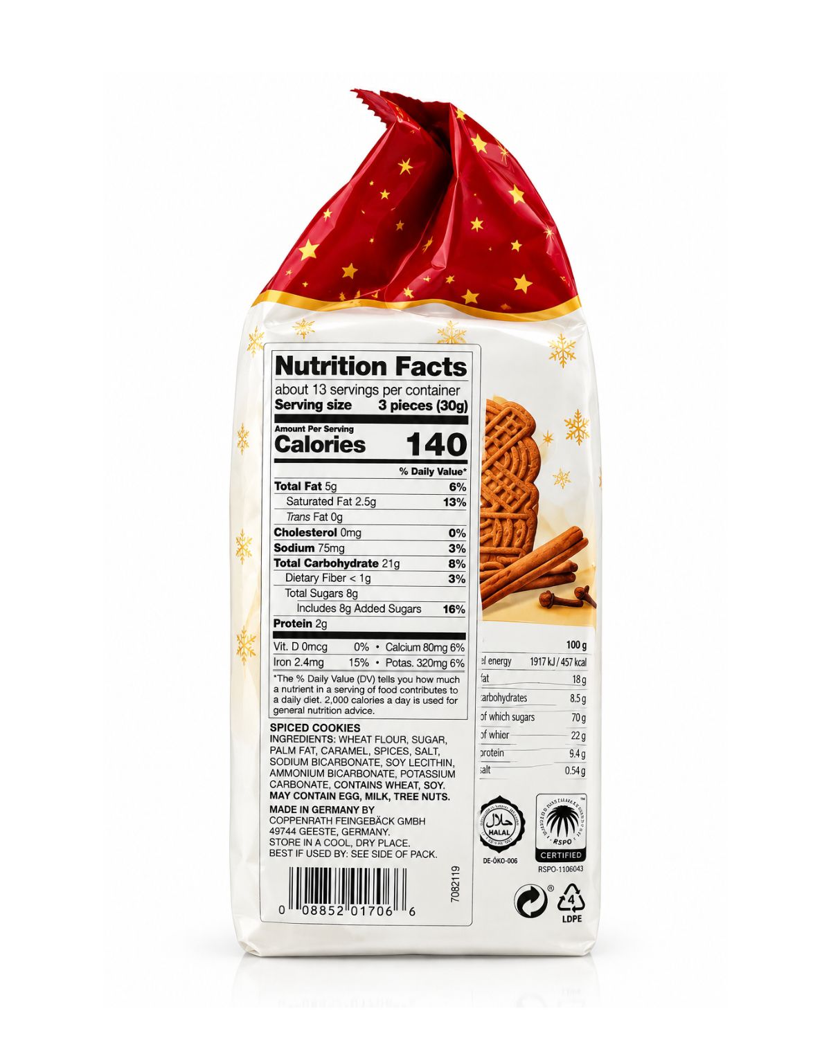 Coppenrath Spiced Spekulatius 14.1 Oz