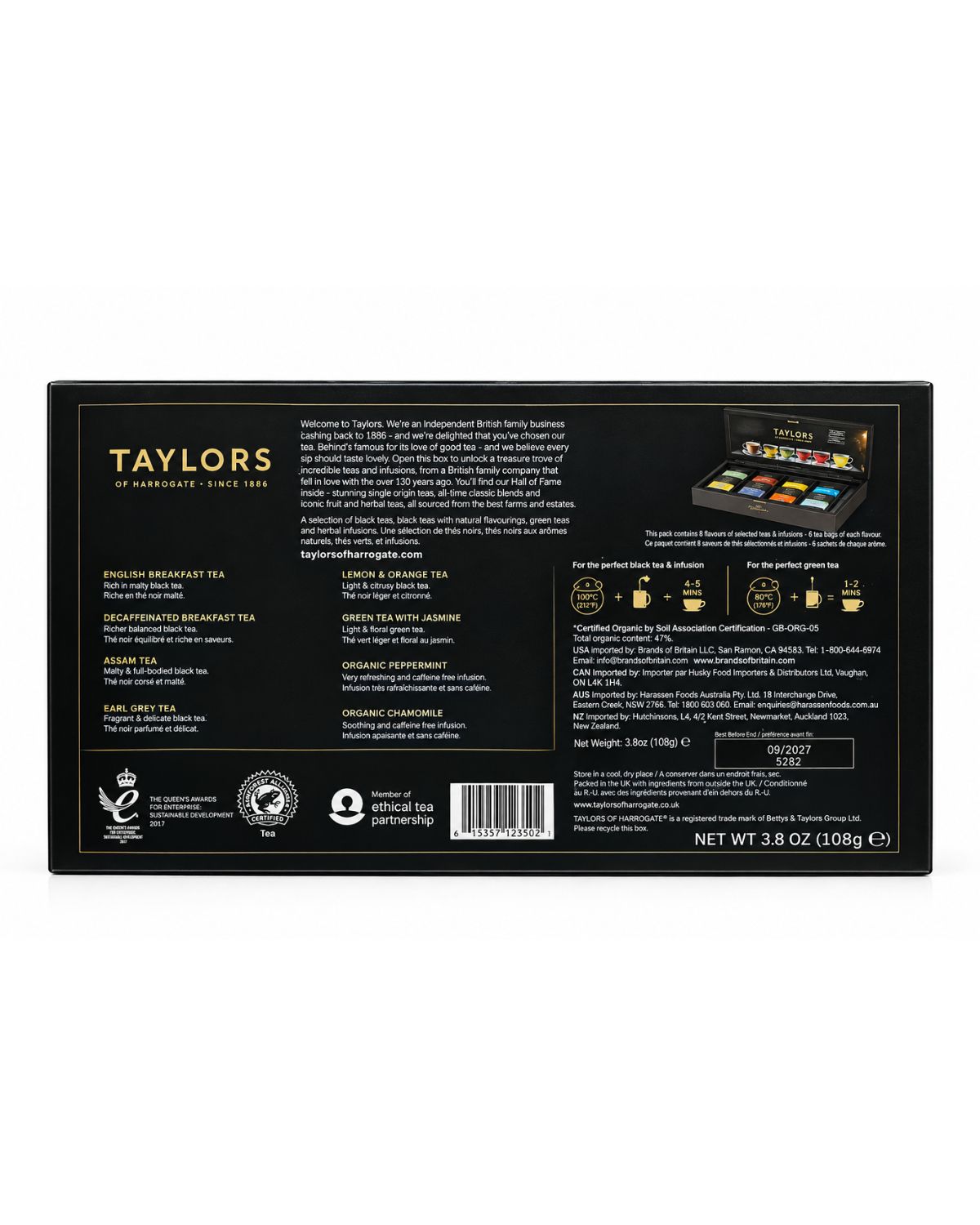 Taylor's Tea Variety Pack 48 Ct