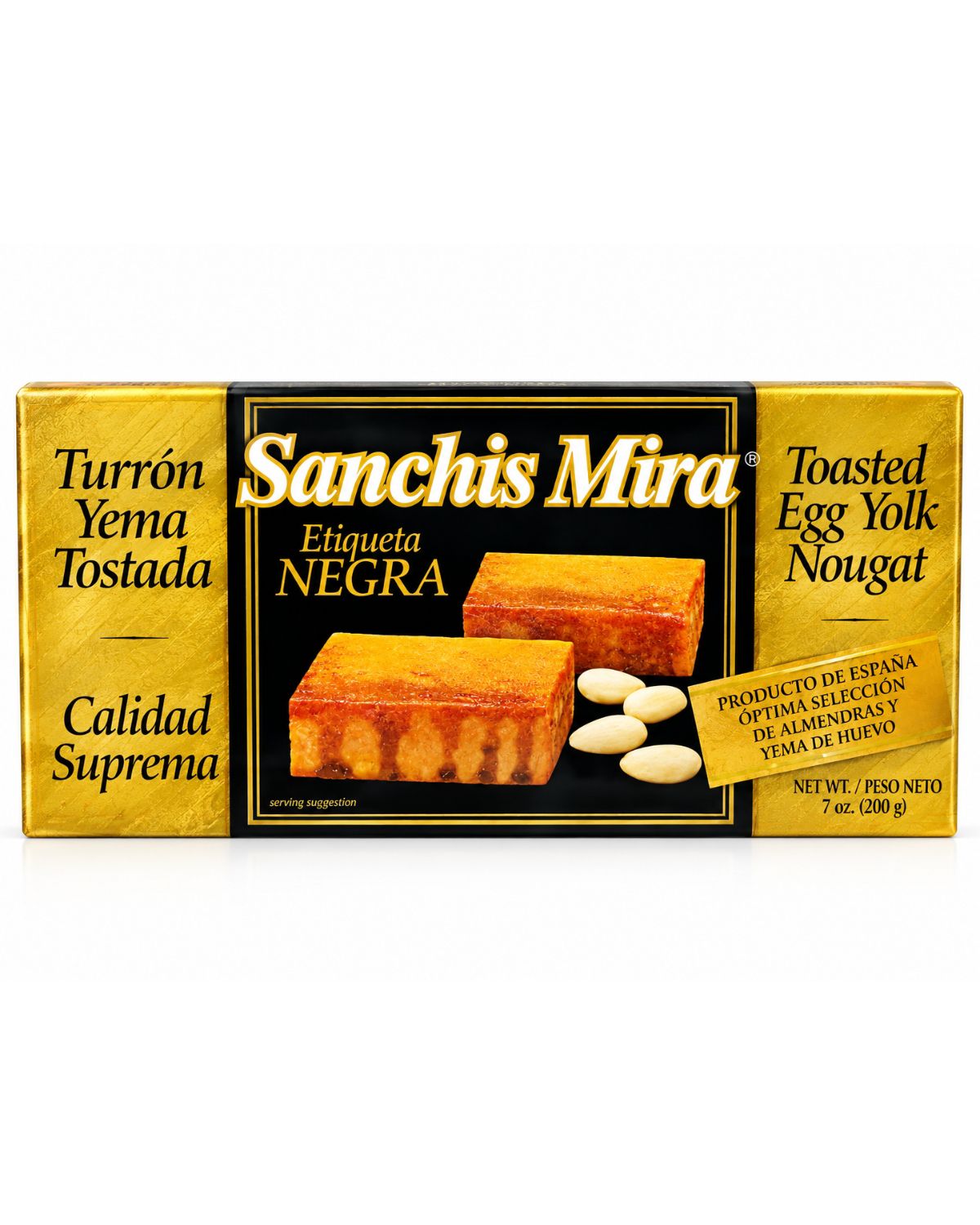 Sanchis Mira Yema Nougat Torrone 7 Oz