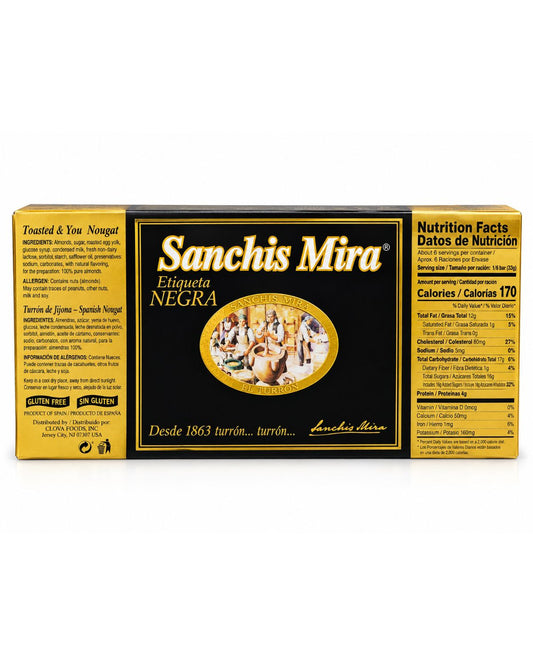 Sanchis Mira Yema Nougat Torrone 7 Oz