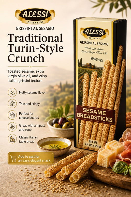 ALESSI SESAME BREADSTICKS GRISSINI