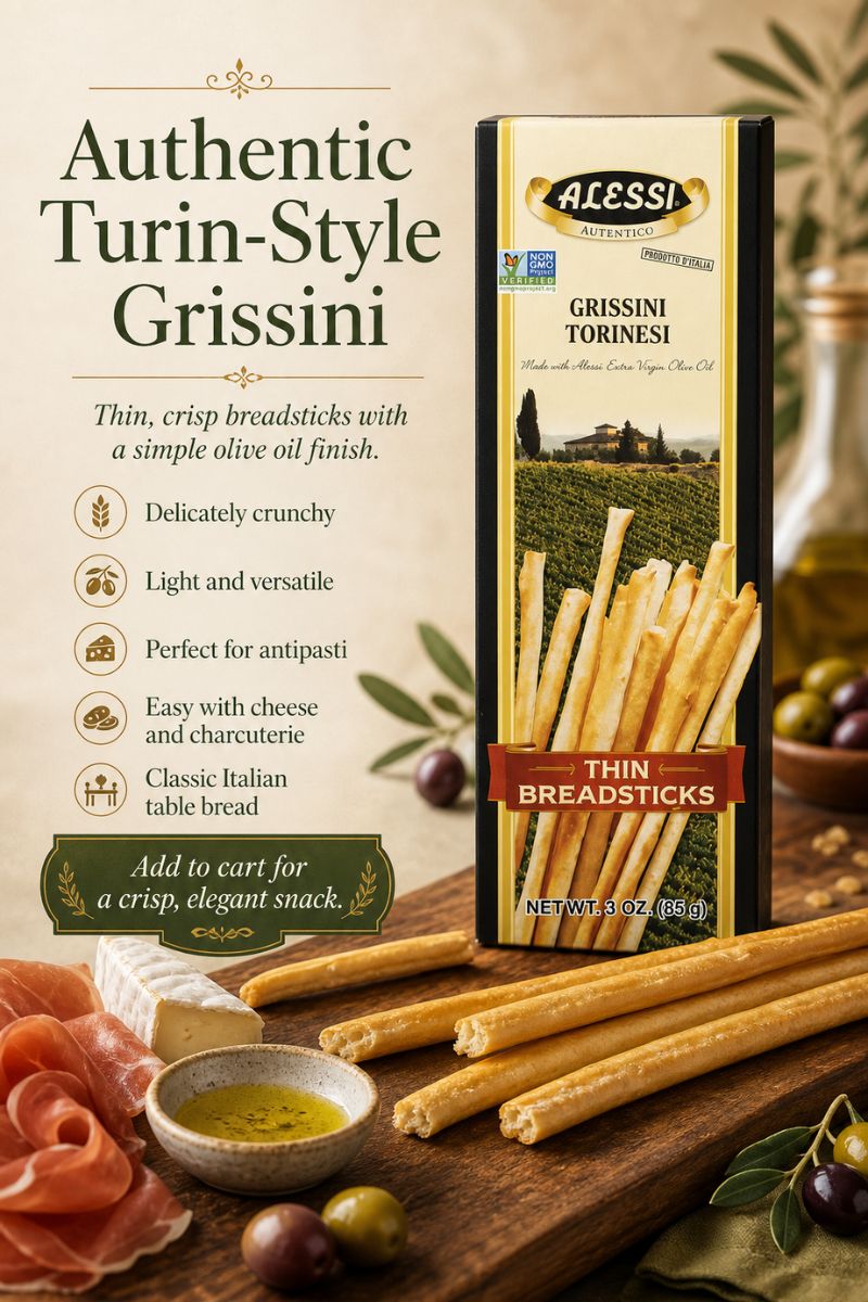 ALESSI THIN BREADSTICKS GRISSINI
