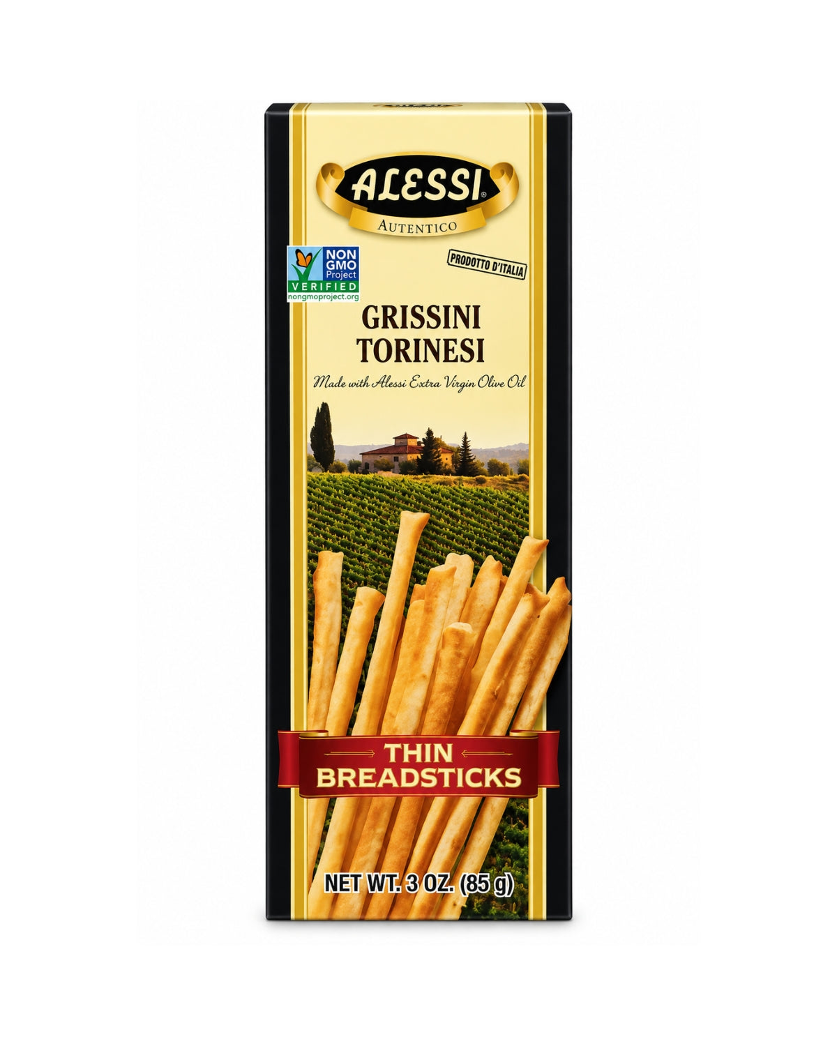 Alessi Grissini Torinesi Thin Breadsticks 3 oz (85 g)