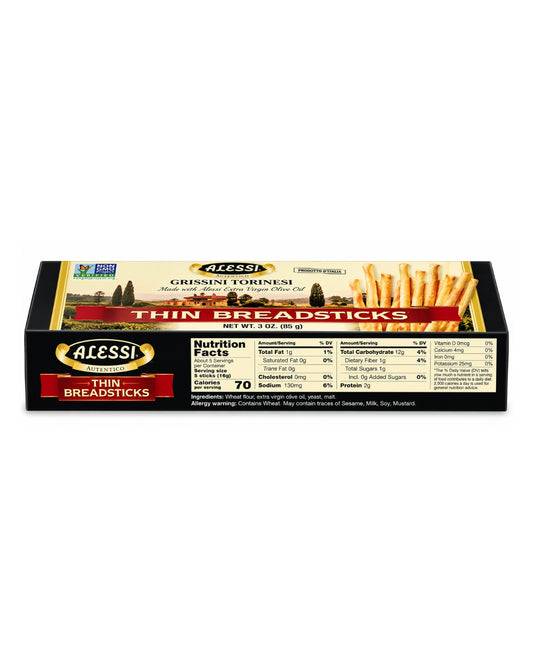 Alessi Grissini Torinesi Thin Breadsticks 3 oz (85 g)