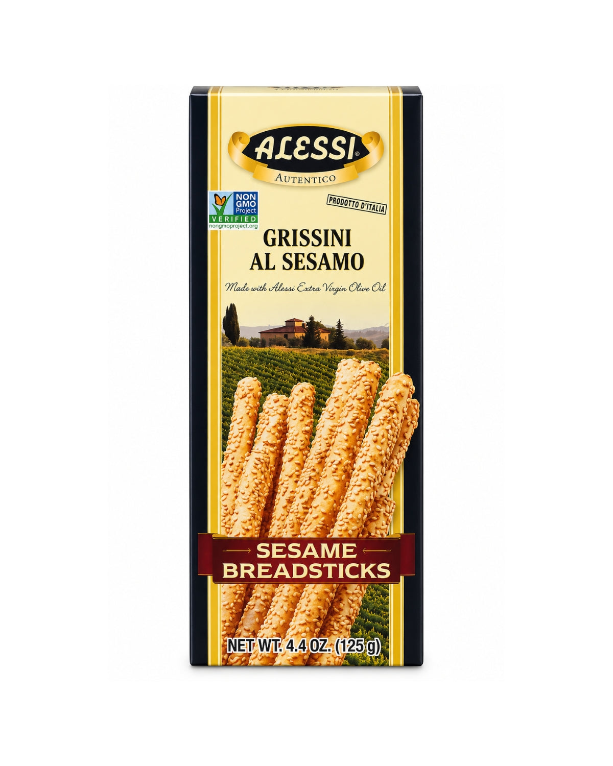 Alessi Grissini al Sesamo Sesame Breadsticks 4.4 oz (125 g)