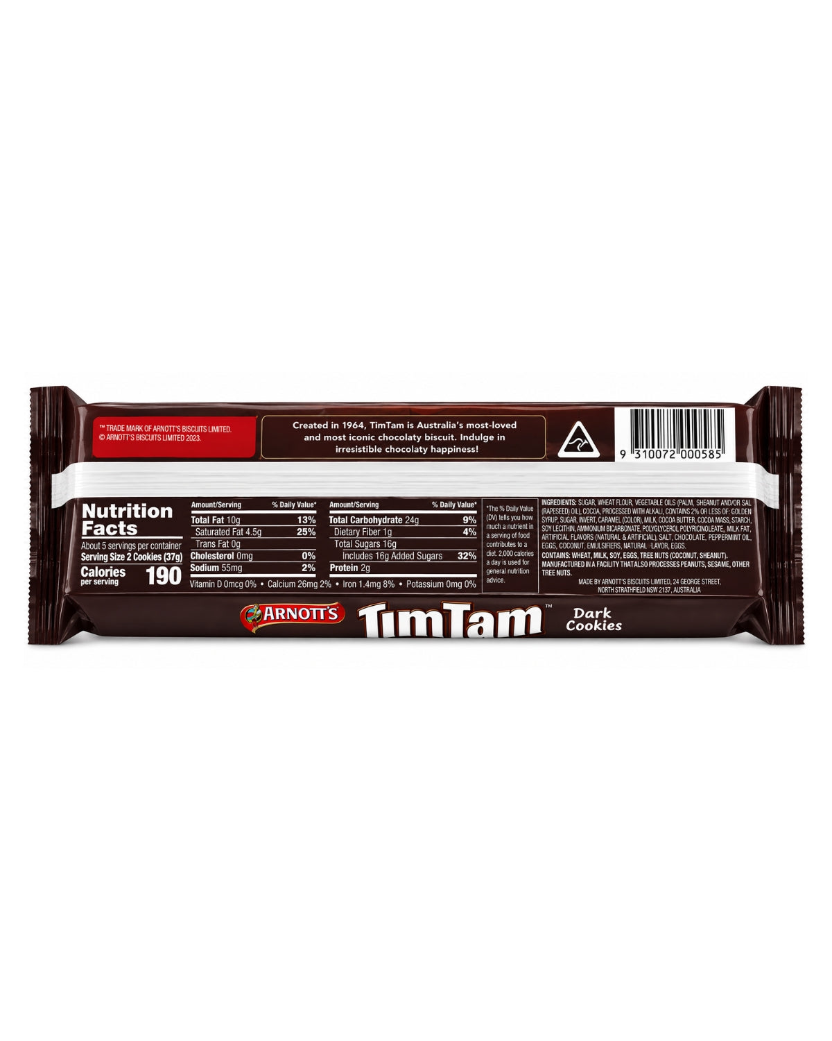 Arnott's Tim Tam Dark Cookies 7 oz (200 g)