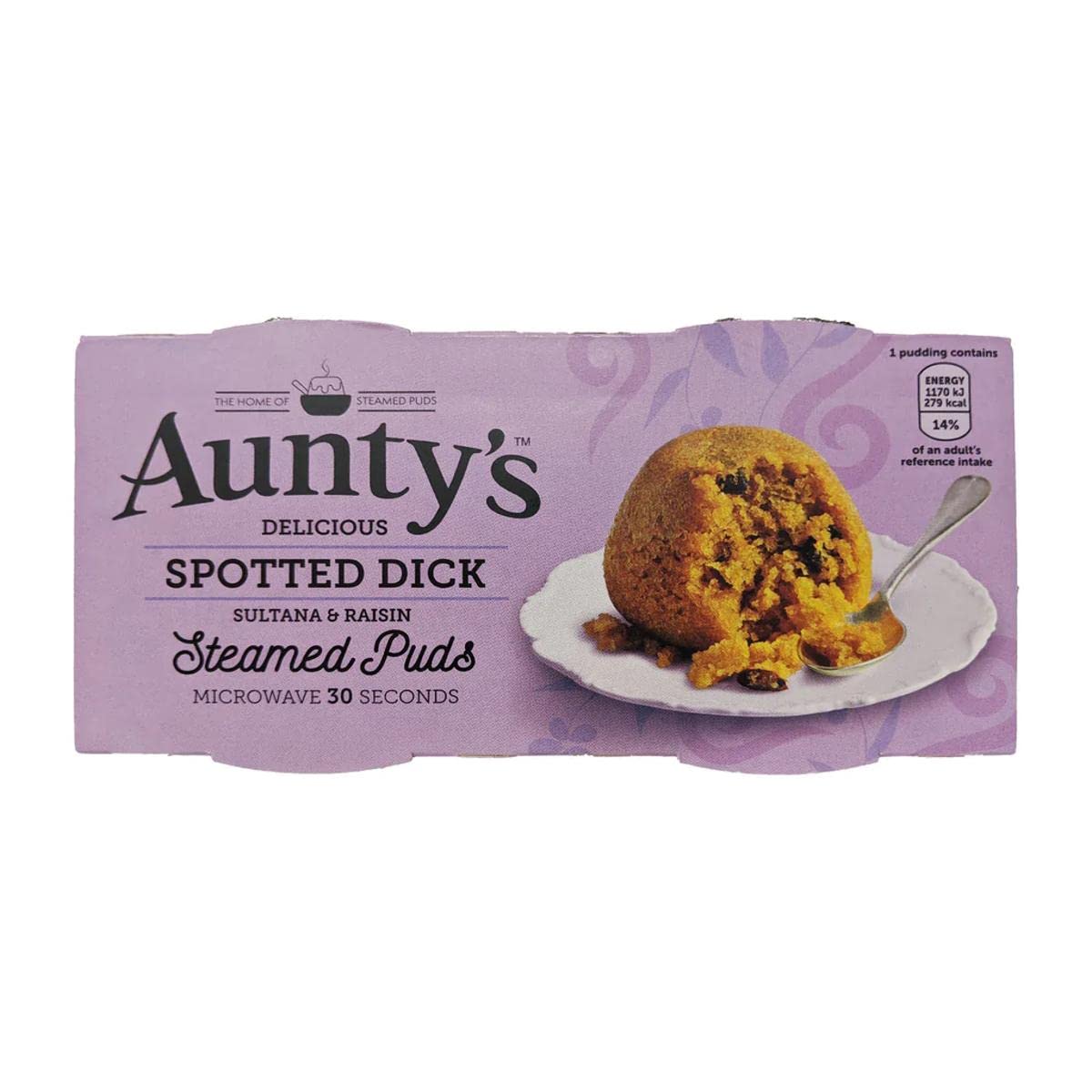 Aunty's Spotted Dick Steamed Pudding