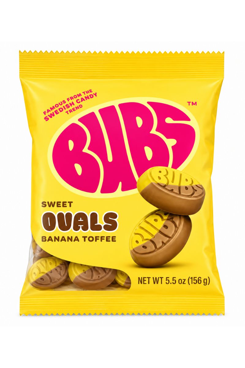 BUBS BANANA TOFFEE OVALS