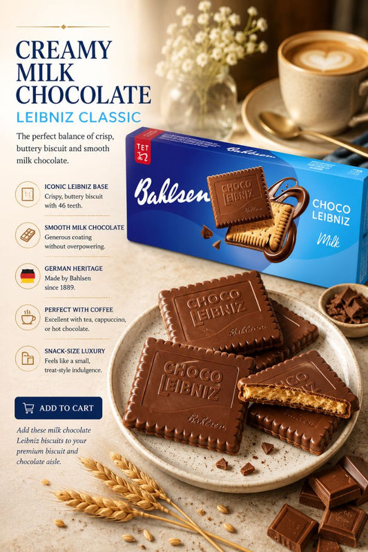 Bahlsen Leibniz Milk Chocolate Biscuits