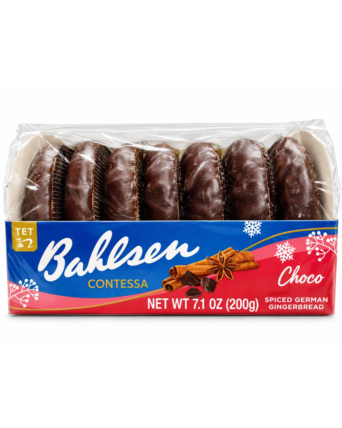 Bahlsen Contessa Choco Spiced German Gingerbread, 7.1 oz