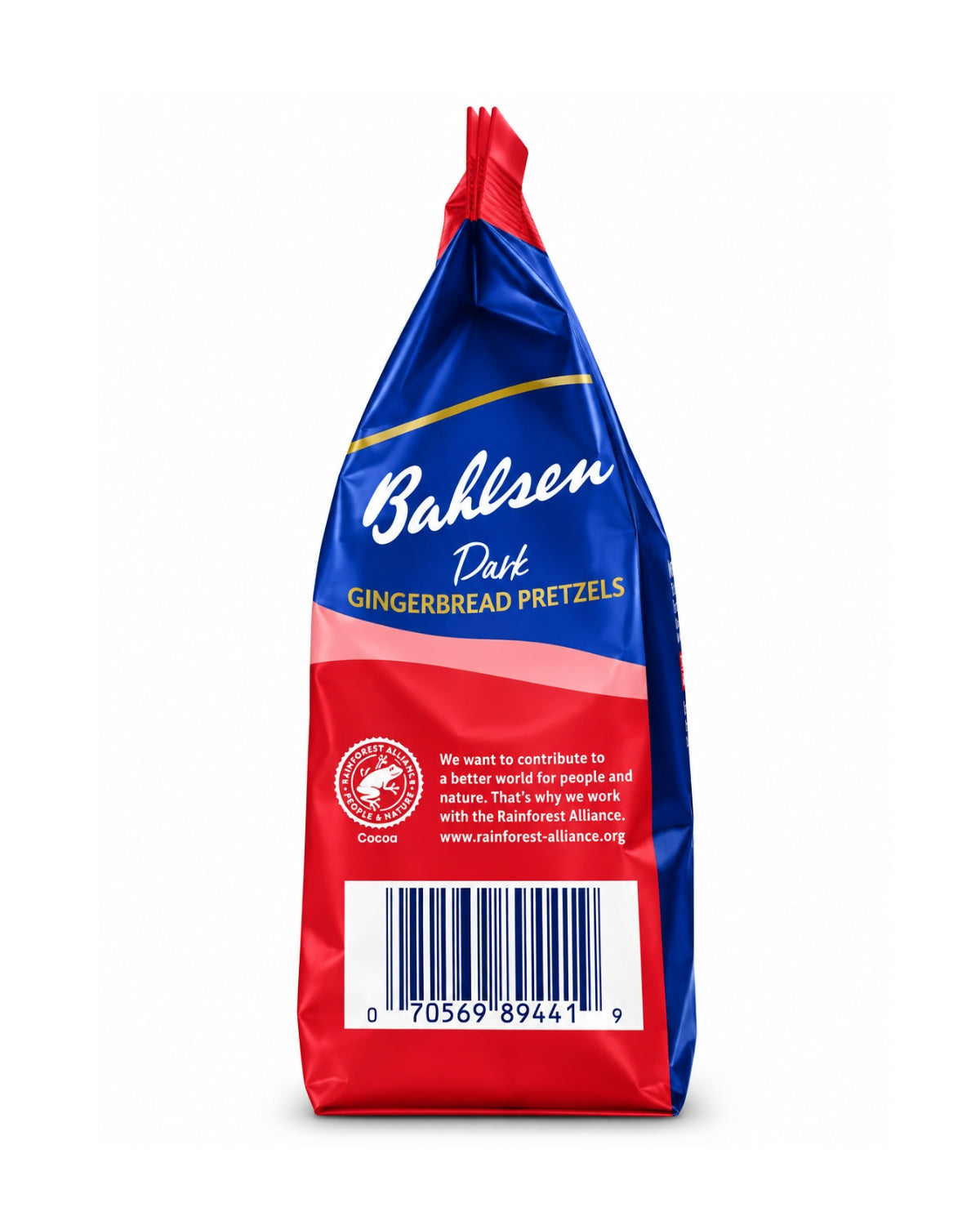 Bahlsen Dark Gingerbread Pretzels – Soft Chocolate-Covered Gingerbread, 8.8 oz
