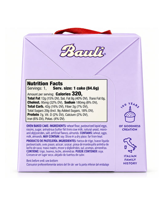 Bauli Mini Classic Panettone – Italian Christmas Sweet Bread, 85 g