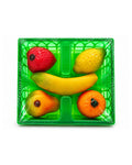 Bergen Marzipan Fruit Basket – 5 Piece Almond Candy Gift Tray, 4 oz