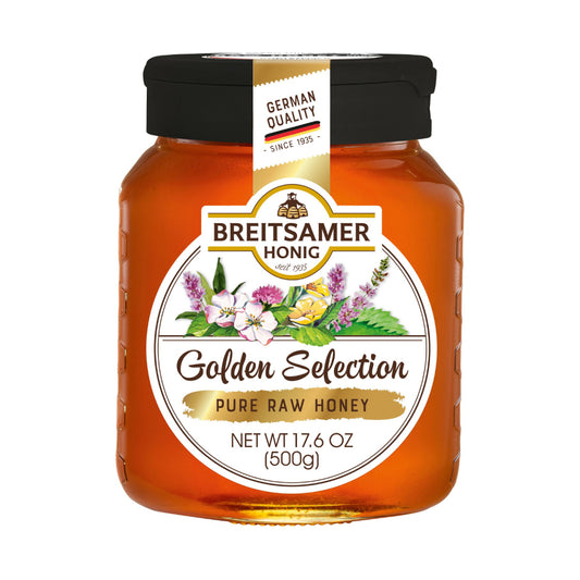 Breitsamer Golden Selection Pure Raw Honey 500g