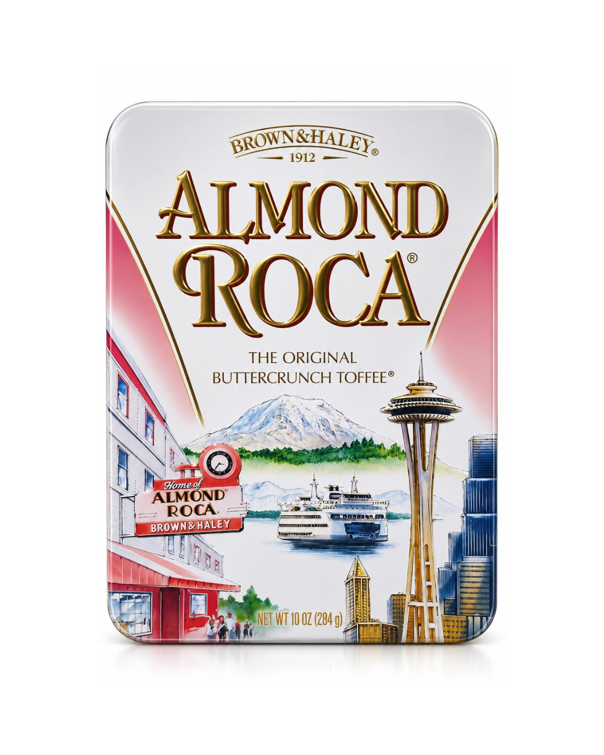 Brown & Haley Almond ROCA Seattle Collectible Tin 10 oz (284 g)