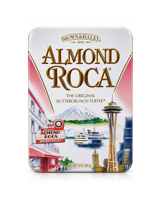 Brown & Haley Almond ROCA Seattle Collectible Tin 10 oz (284 g)