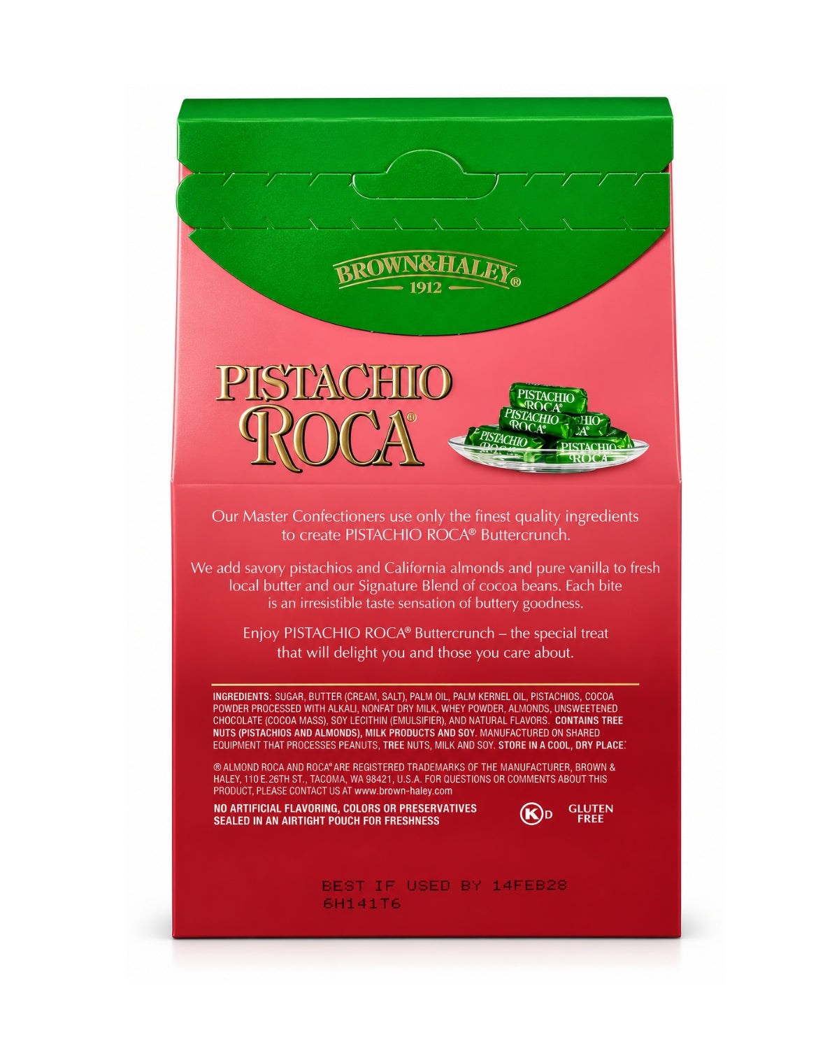 Brown & Haley Pistachio ROCA Buttercrunch Toffee 7.3 oz (207 g)