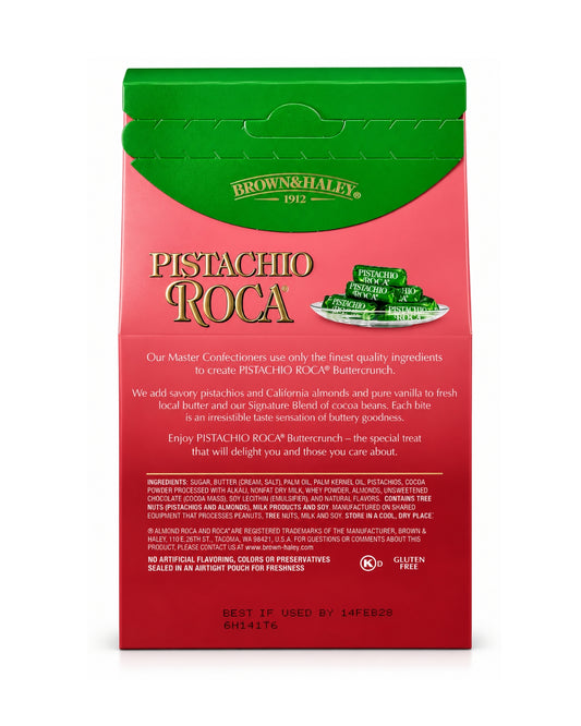 Brown & Haley Pistachio ROCA Buttercrunch Toffee 7.3 oz (207 g)