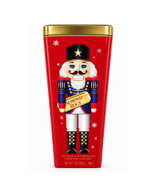 Brown & Haley Almond ROCA Nutcracker Holiday Tin 7 oz (200 g)