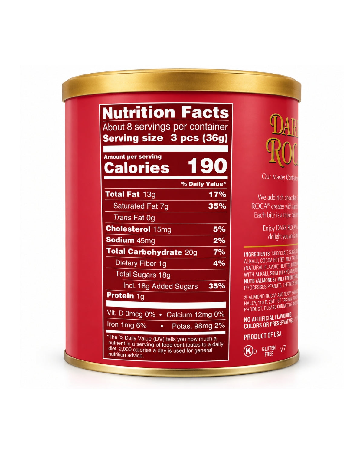Brown & Haley Dark ROCA Collectible Tin 10 oz (284 g)