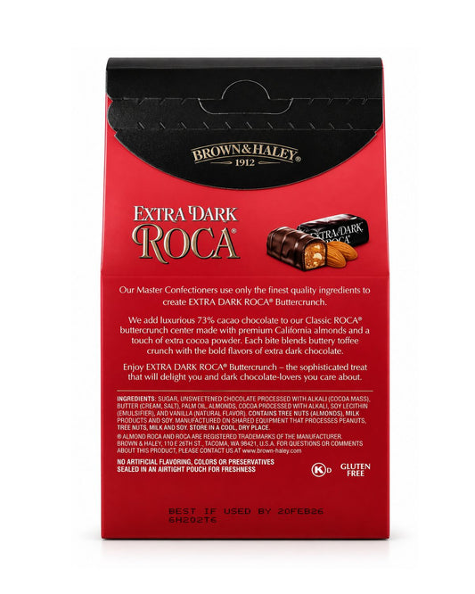 Brown & Haley Extra Dark ROCA Buttercrunch Toffee 7.3 oz (207 g)