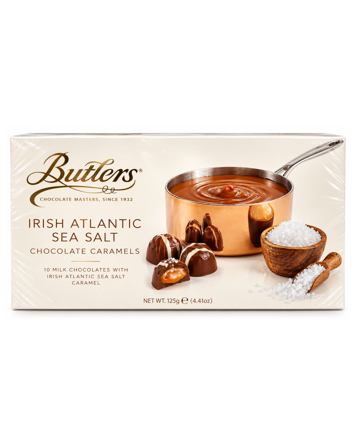 Butlers Irish Atlantic Sea Salt Caramel Box 4.41 Oz