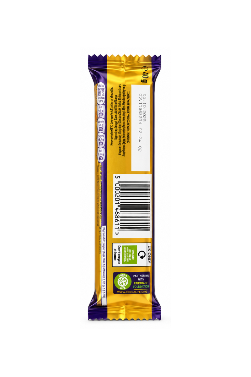 Cadbury Crunchie Chocolate Bar