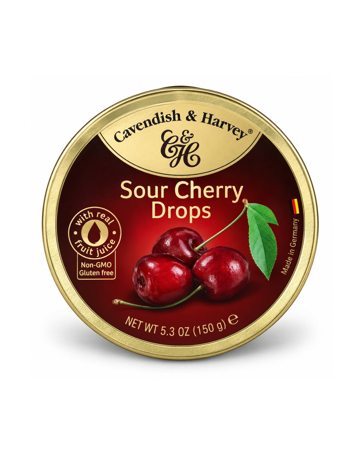 Cavendish & Harvey Sour Cherry Drops 5.3 oz (150 g)