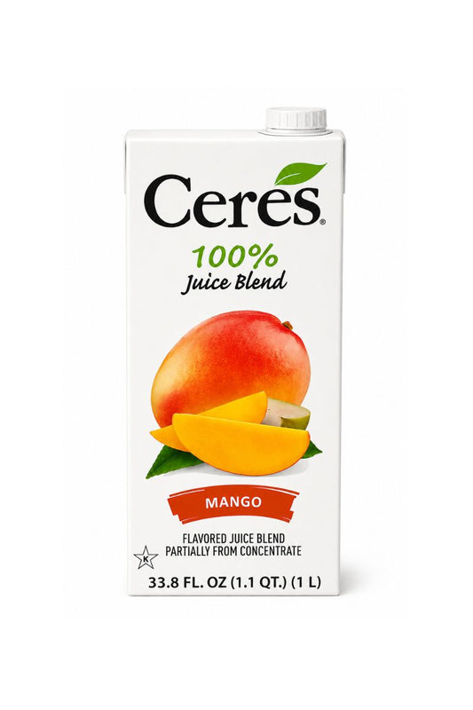 Ceres Mango 100% Juice Blend 1L carton — South African tropical fruit juice