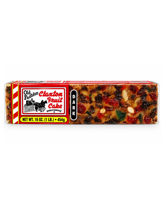 Claxton Old Fashioned Dark Fruit Cake 16 oz (1 lb)