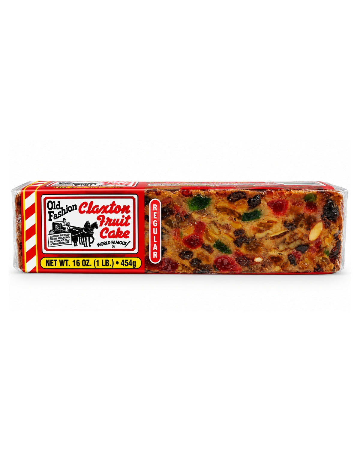 Claxton Old Fashioned Fruit Cake Regular 16 oz (1 lb)