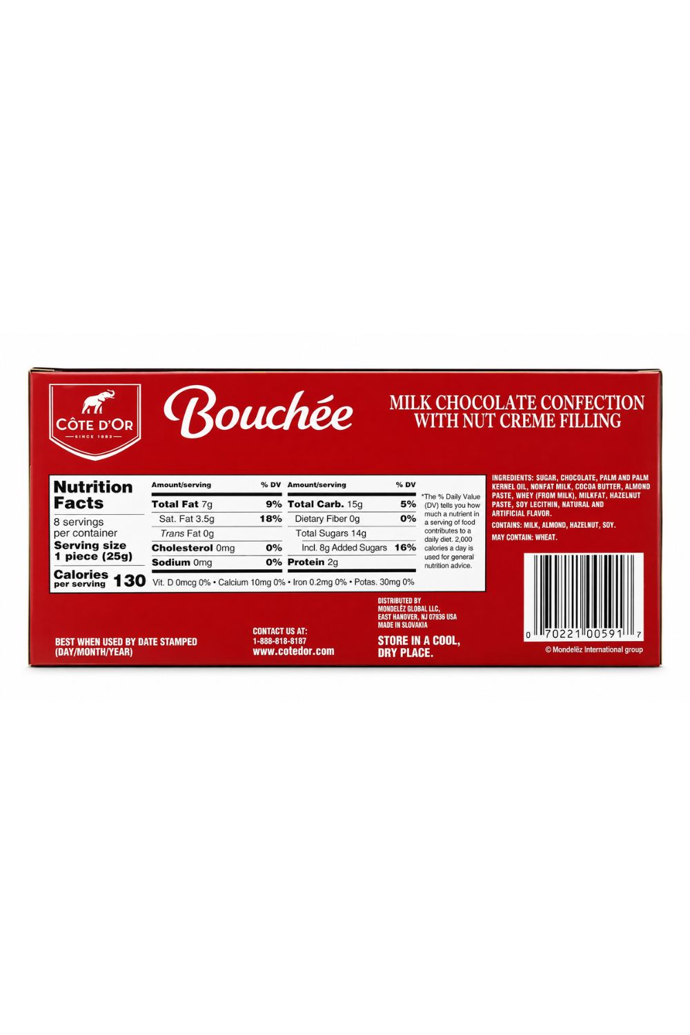 Cote D'or Milk Chocolate Bouchees,7.05 oz